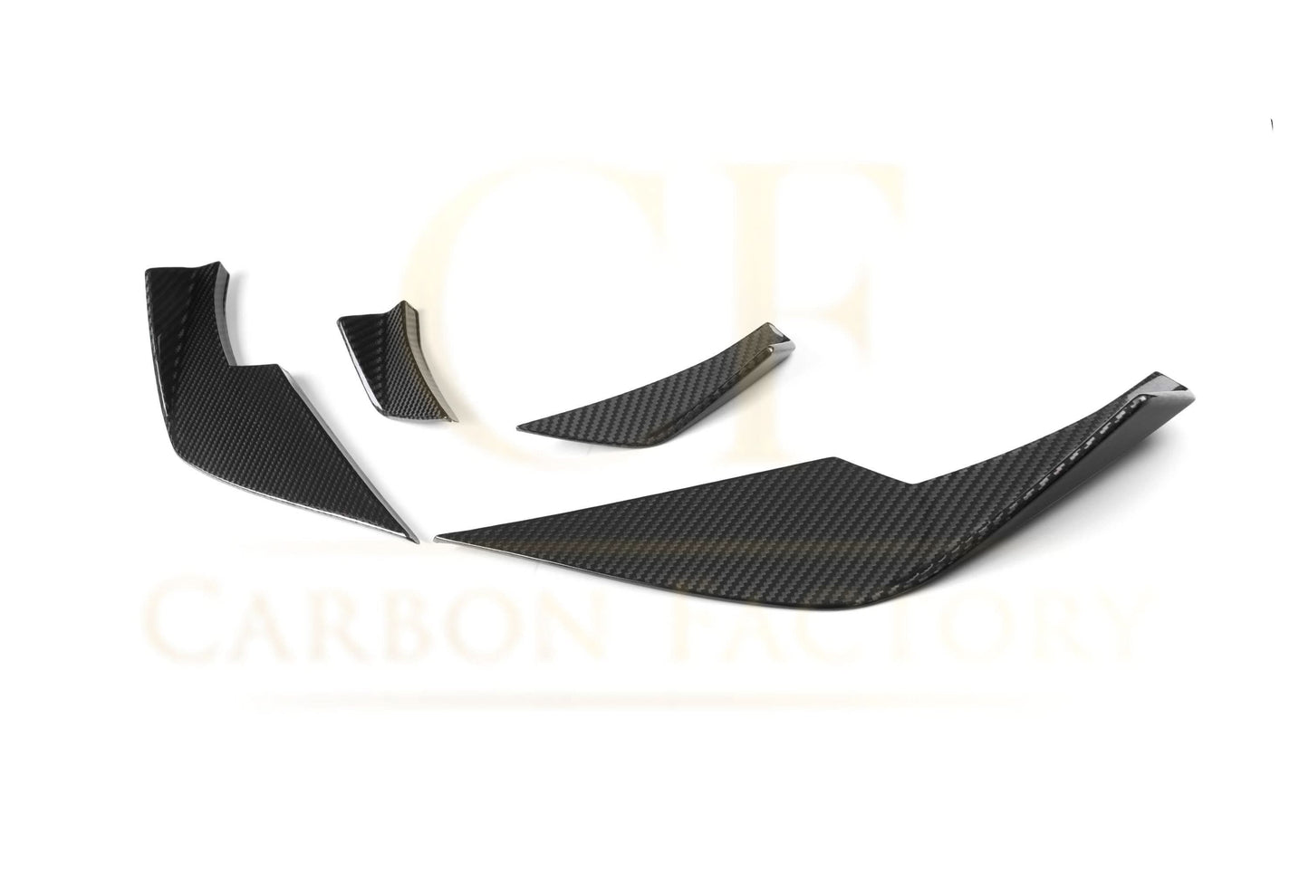 VS Style Pre-Preg Carbon Fibre Front Canards for BMW G80 M3 G82 G83 M4 21-Present - Carbon Factory