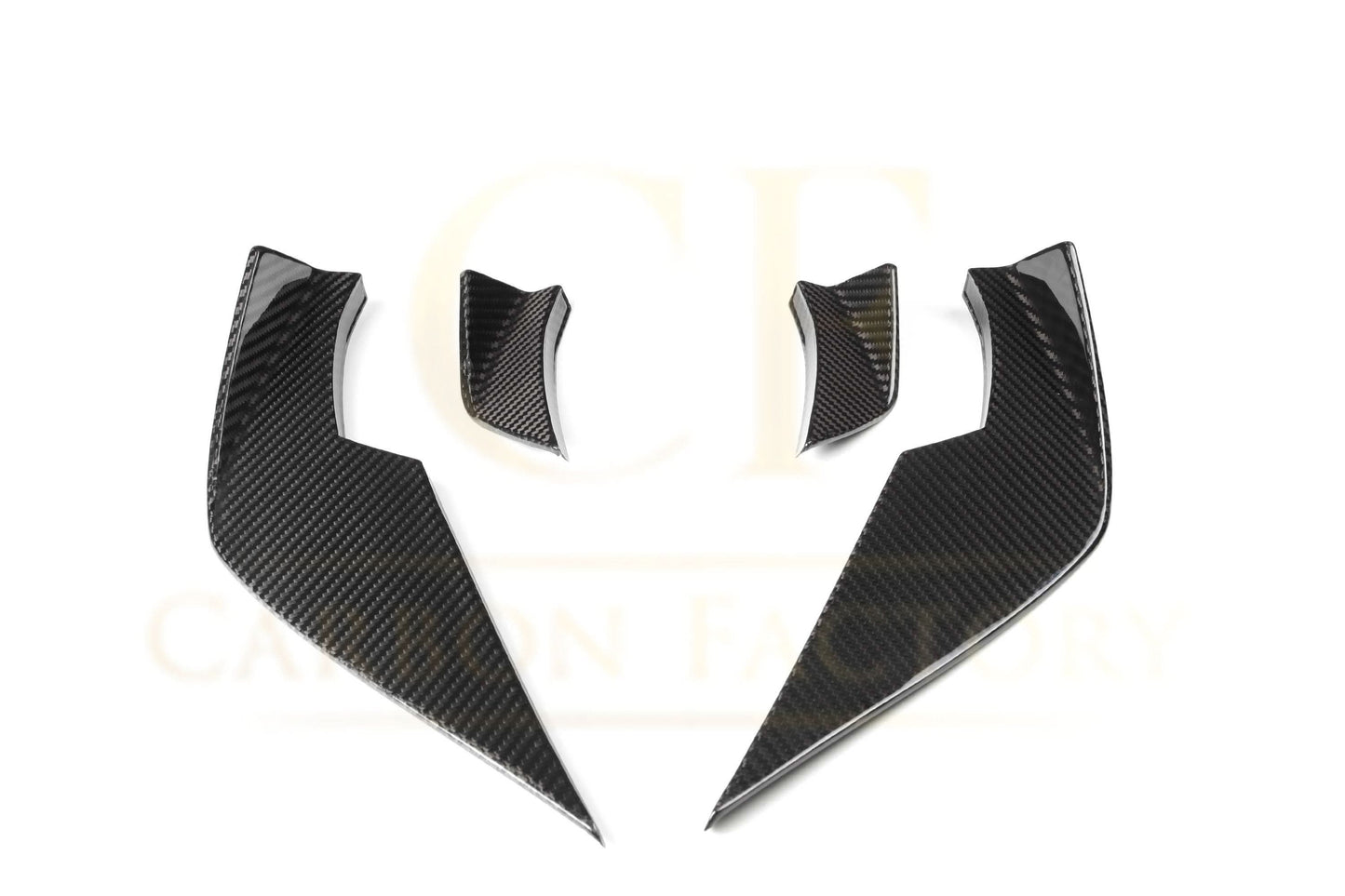 VS Style Pre-Preg Carbon Fibre Front Canards for BMW G80 M3 G82 G83 M4 21-Present - Carbon Factory