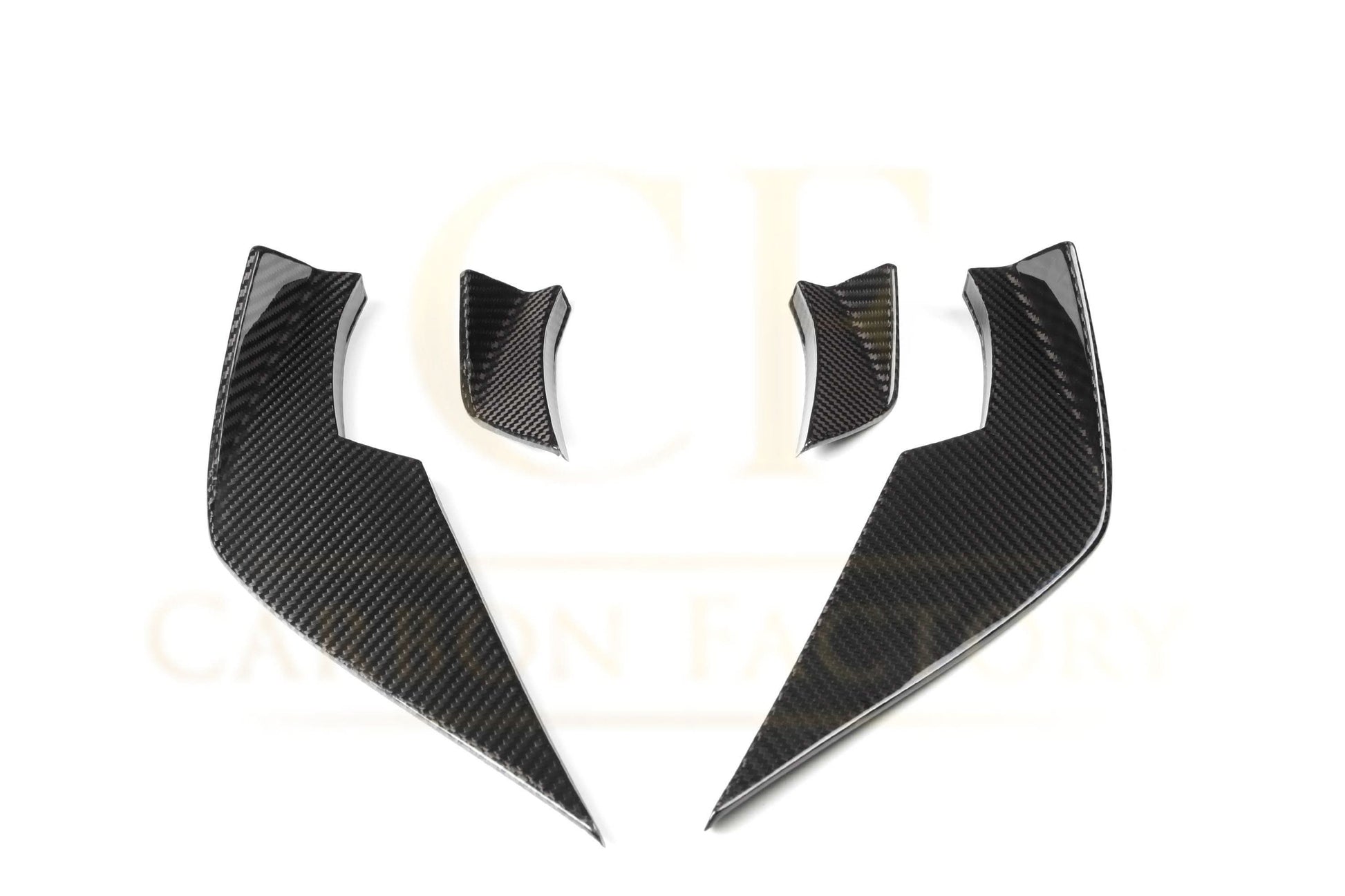 VS Style Pre-Preg Carbon Fibre Front Canards for BMW G80 M3 G82 G83 M4 21-Present - Carbon Factory