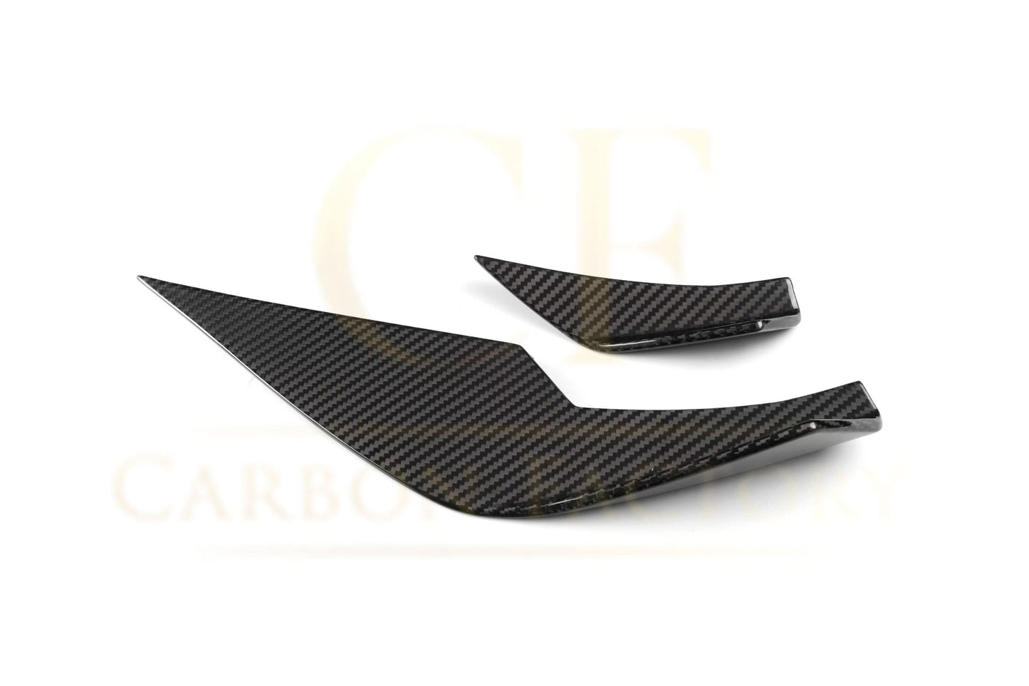 VS Style Pre-Preg Carbon Fibre Front Canards for BMW G80 M3 G82 G83 M4 21-Present - Carbon Factory