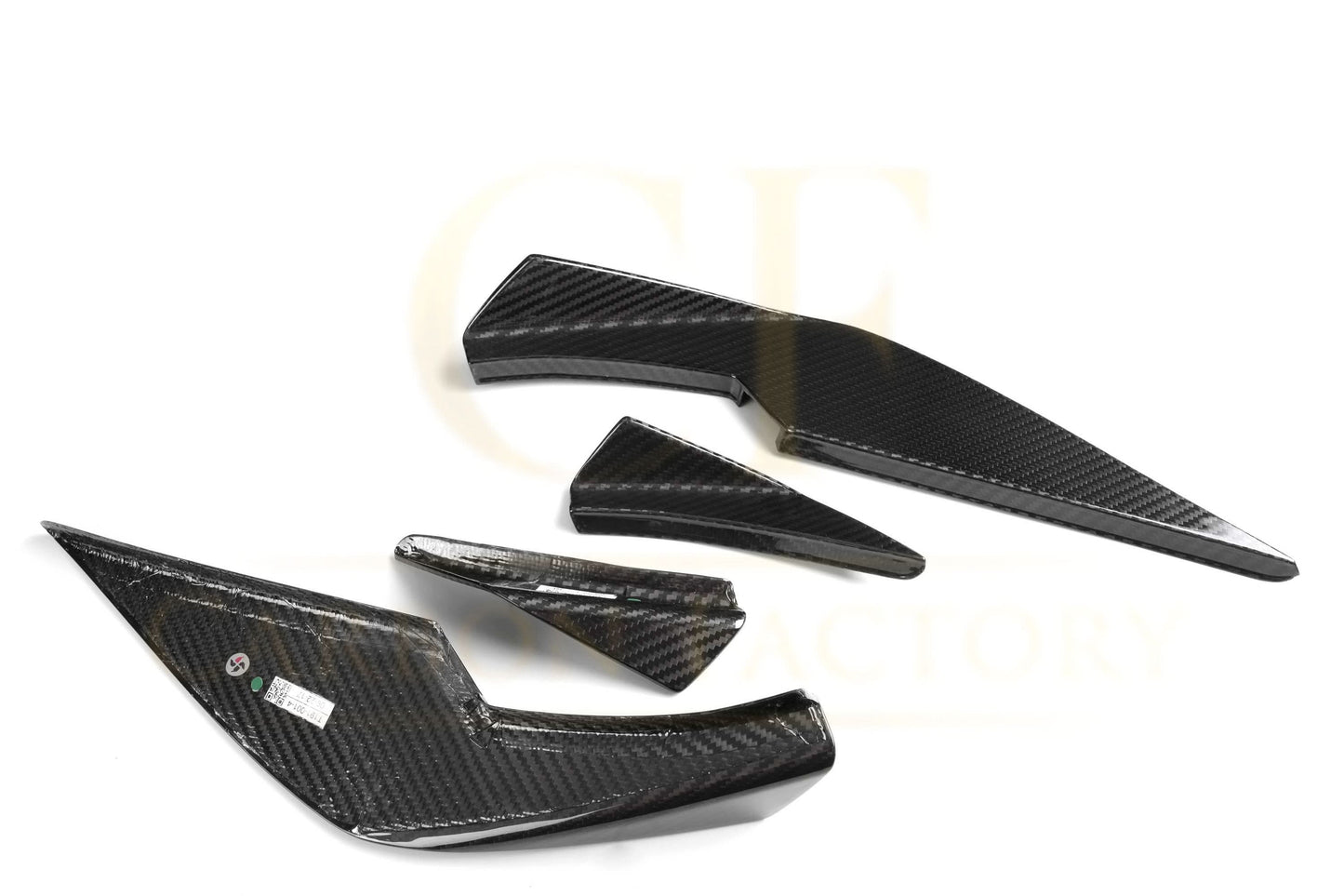 VS Style Pre-Preg Carbon Fibre Front Canards for BMW G80 M3 G82 G83 M4 21-Present - Carbon Factory