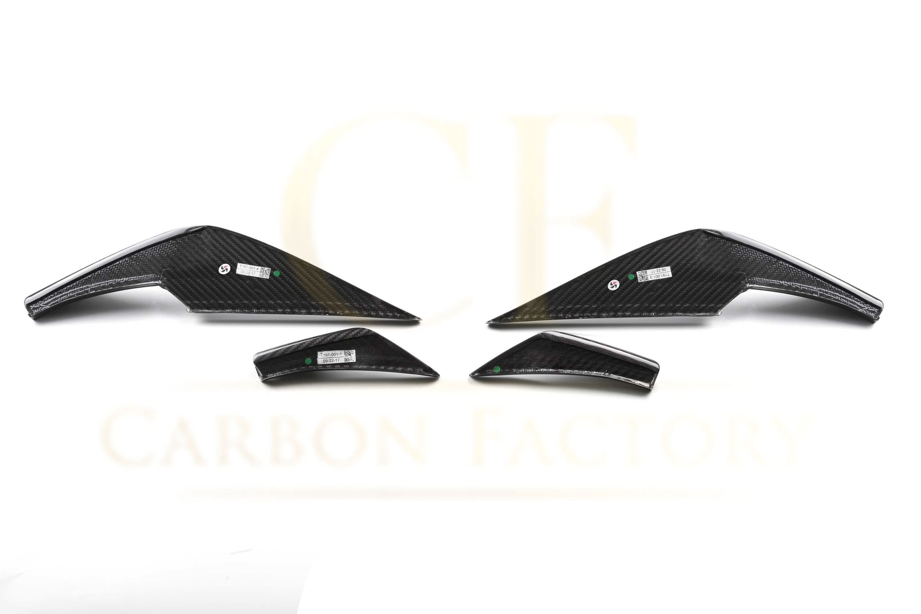 VS Style Pre-Preg Carbon Fibre Front Canards for BMW G80 M3 G82 G83 M4 21-Present - Carbon Factory