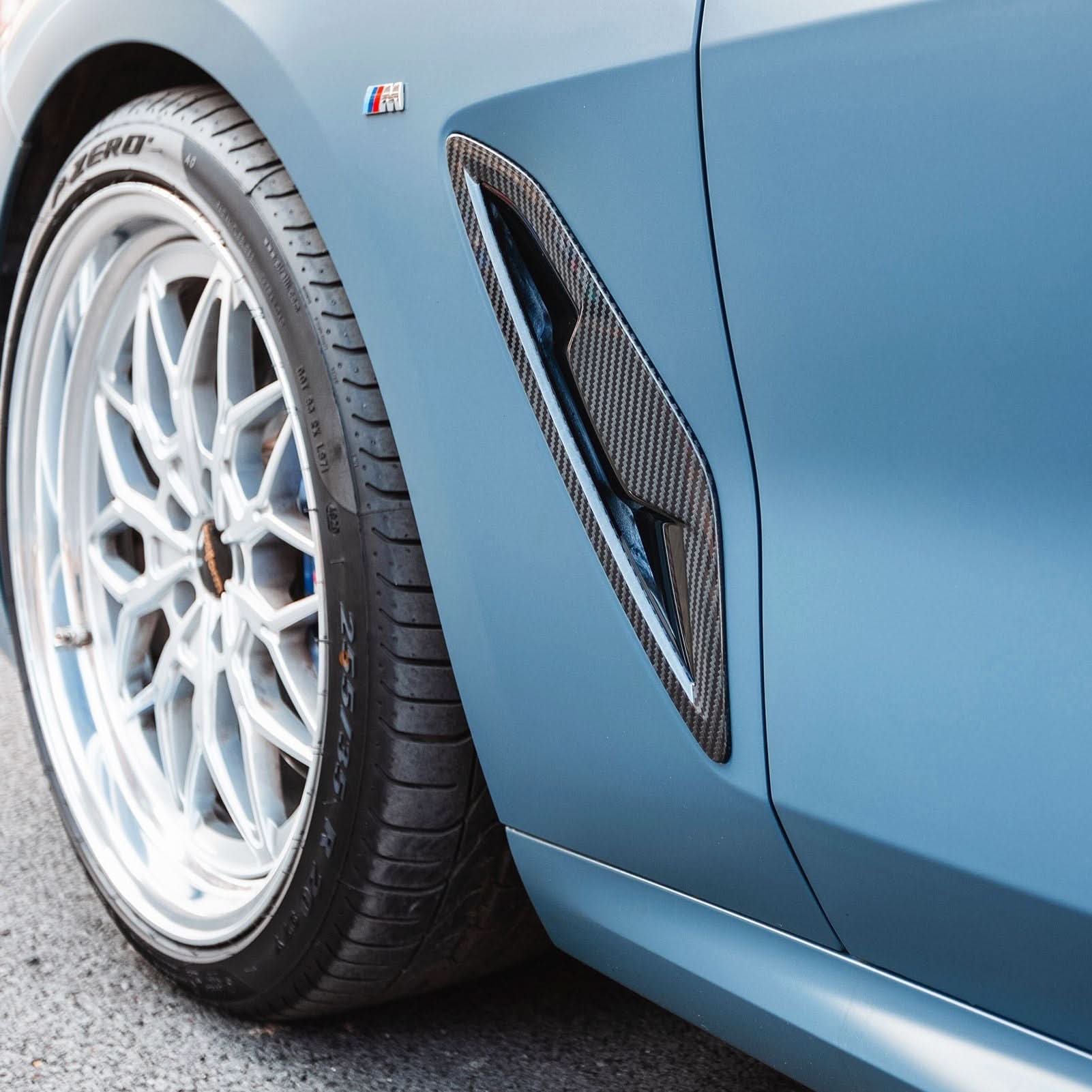 X Style Pre-Preg Carbon Fibre Side Fenders for BMW G14 G15 G16 8 Series 20-24 - Carbon Factory