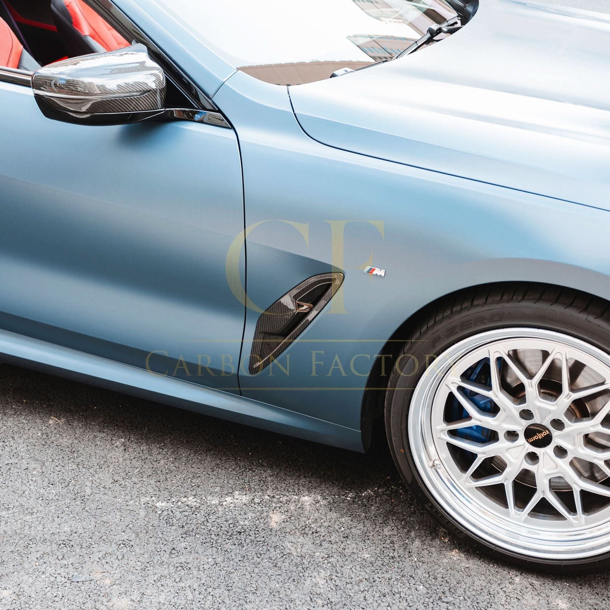 X Style Pre-Preg Carbon Fibre Side Fenders for BMW G14 G15 G16 8 Series 20-24 - Carbon Factory