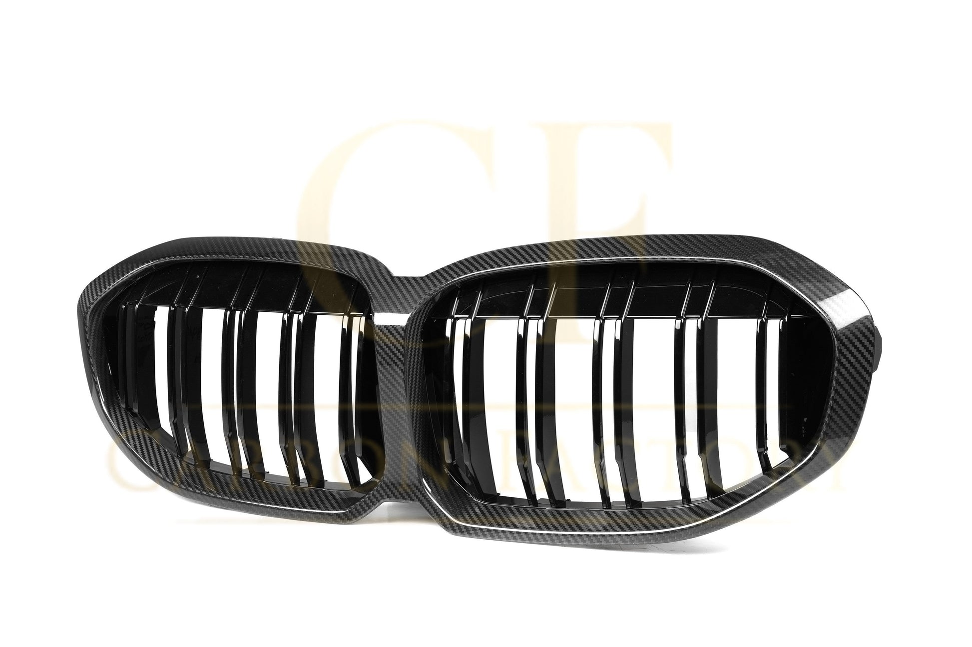 Double Slat Pre-Preg Carbon Fibre Front Grille for BMW F40 1 Series 19-24 - Carbon Factory