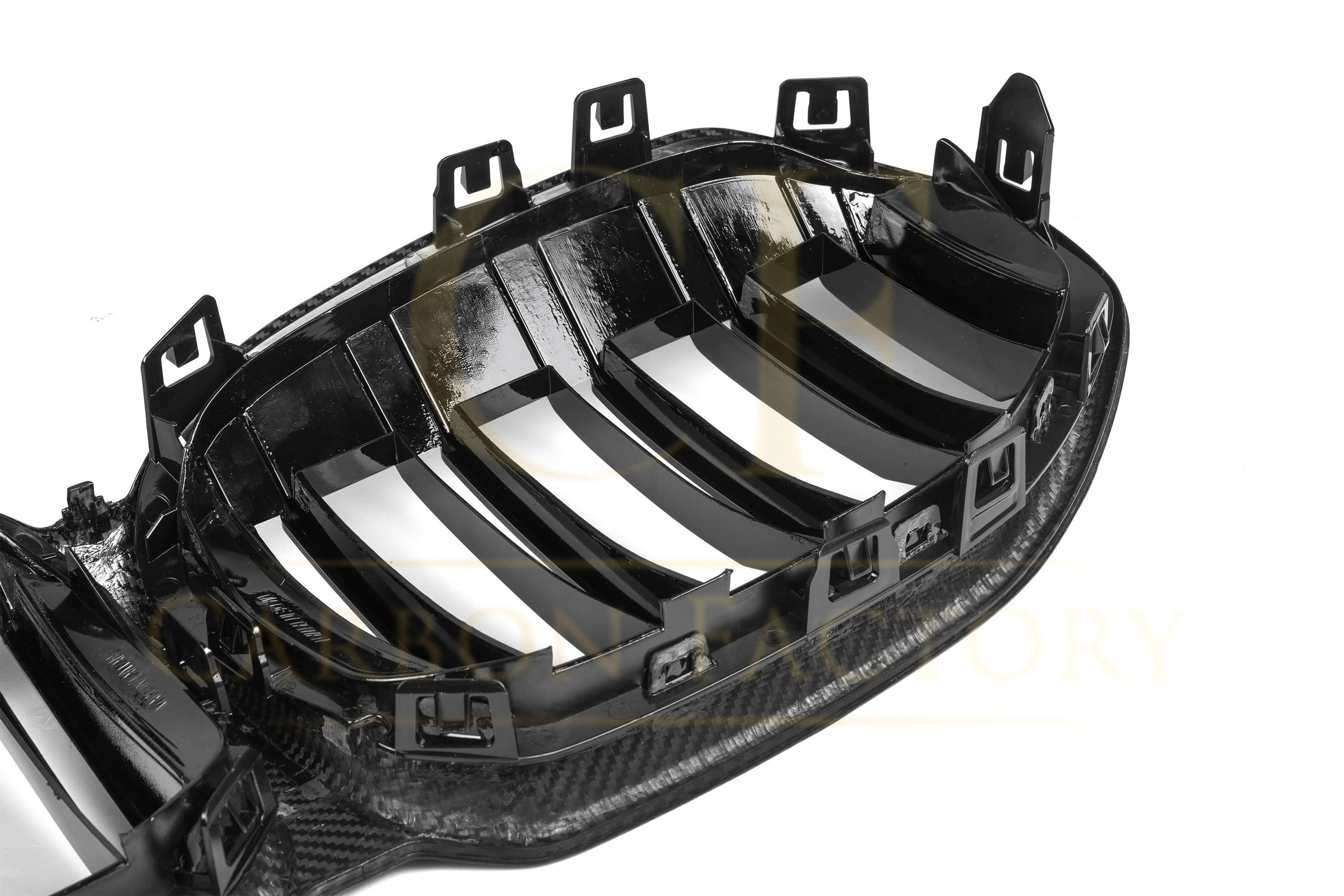 Double Slat Pre-Preg Carbon Fibre Front Grille for BMW F40 1 Series 19-24 - Carbon Factory