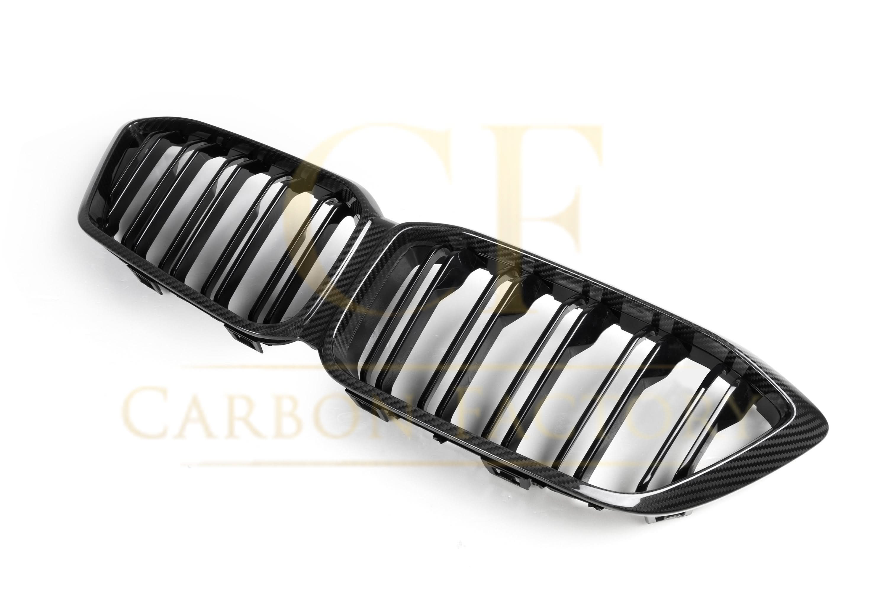 Double Slat Pre-preg Carbon Fibre Front Grille for BMW F87 M2C LCI Competition 13-20 - Carbon Factory