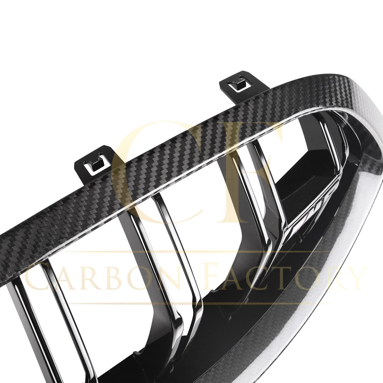 Double Slat Pre-preg Carbon Fibre Front Grille for BMW F91 F92 F93 M8 20-25 - Carbon Factory