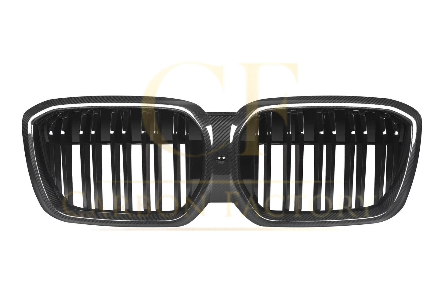 Double Slat Pre-Preg Carbon Fibre Front Grille for BMW G08 IX3 LCI 22-25 - Carbon Factory