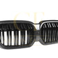 Double Slat Pre-Preg Carbon Fibre Front Grille for BMW G08 IX3 LCI 22-25 - Carbon Factory