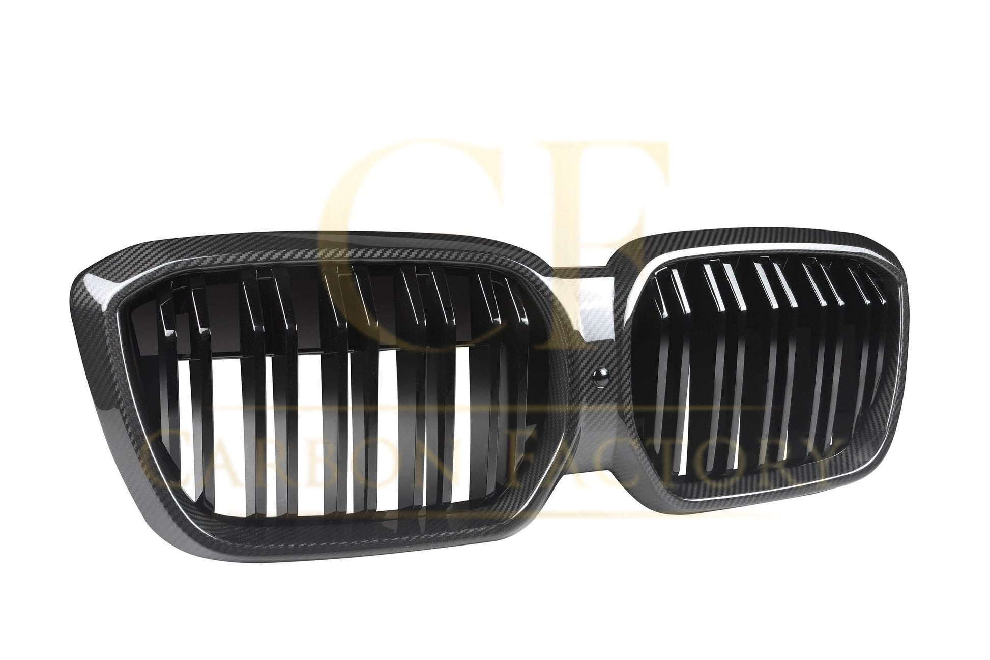 Double Slat Pre-Preg Carbon Fibre Front Grille for BMW G08 IX3 LCI 22-25 - Carbon Factory
