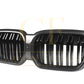 Double Slat Pre-Preg Carbon Fibre Front Grille for BMW G08 IX3 LCI 22-25 - Carbon Factory