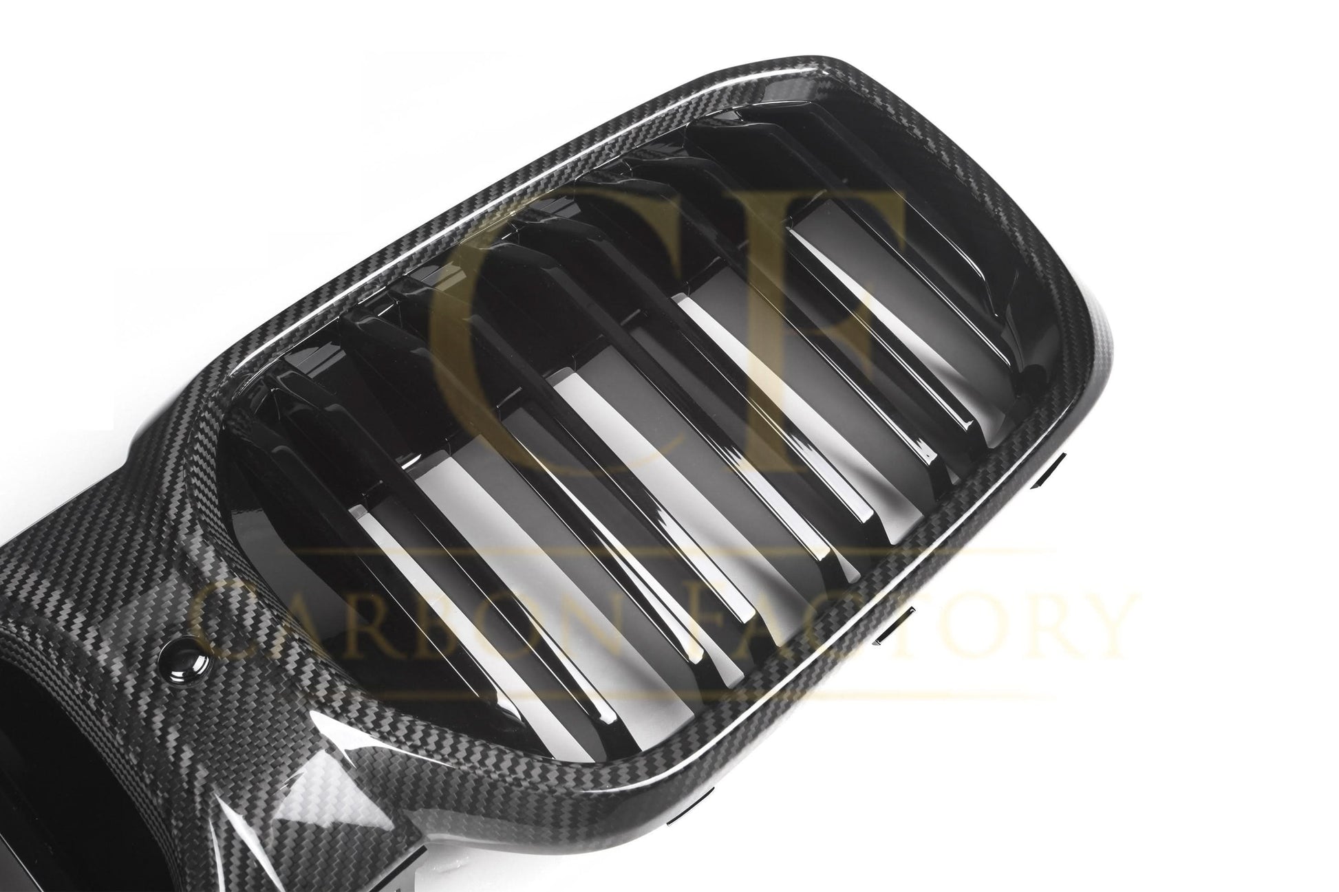 Double Slat Pre-Preg Carbon Fibre Front Grille for BMW G08 IX3 LCI 22-25 - Carbon Factory