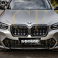 Double Slat Pre-Preg Carbon Fibre Front Grille for BMW G08 IX3 LCI 22-25 - Carbon Factory