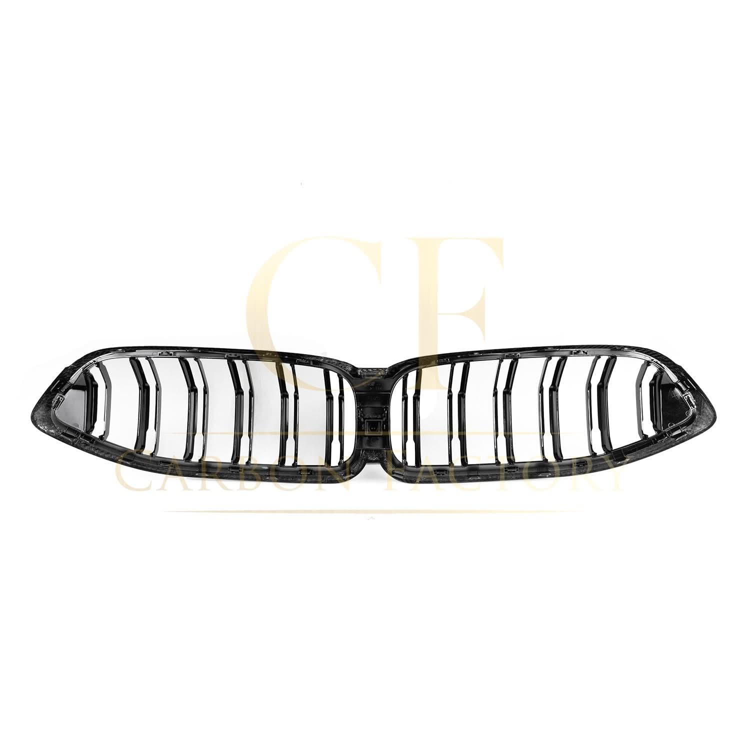 Double Slat Pre-preg Carbon Fibre Front Grille for BMW G14 G15 G16 8 Series 18-22 - Carbon Factory
