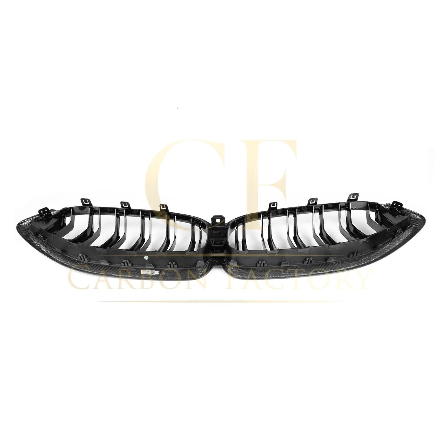 Double Slat Pre-preg Carbon Fibre Front Grille for BMW G14 G15 G16 8 Series 18-22 - Carbon Factory