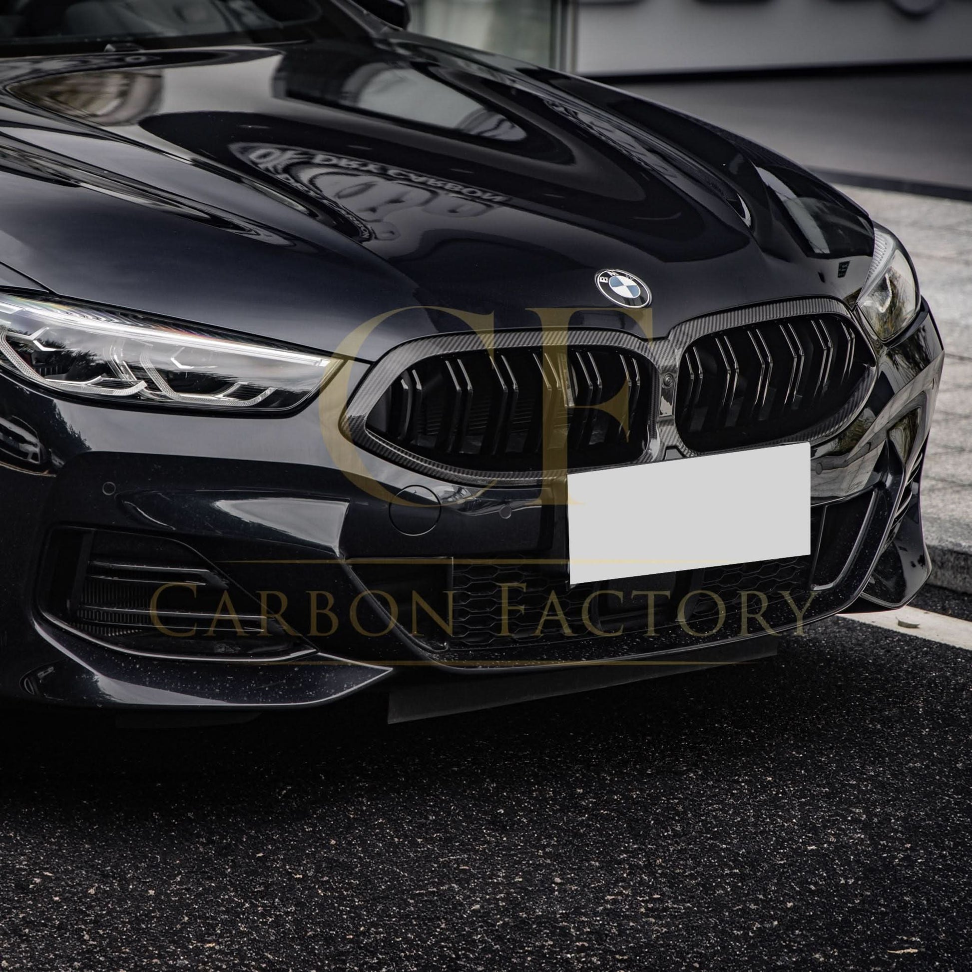 Double Slat Pre-preg Carbon Fibre Front Grille for BMW G14 G15 G16 8 Series LCI 23-24 - Carbon Factory