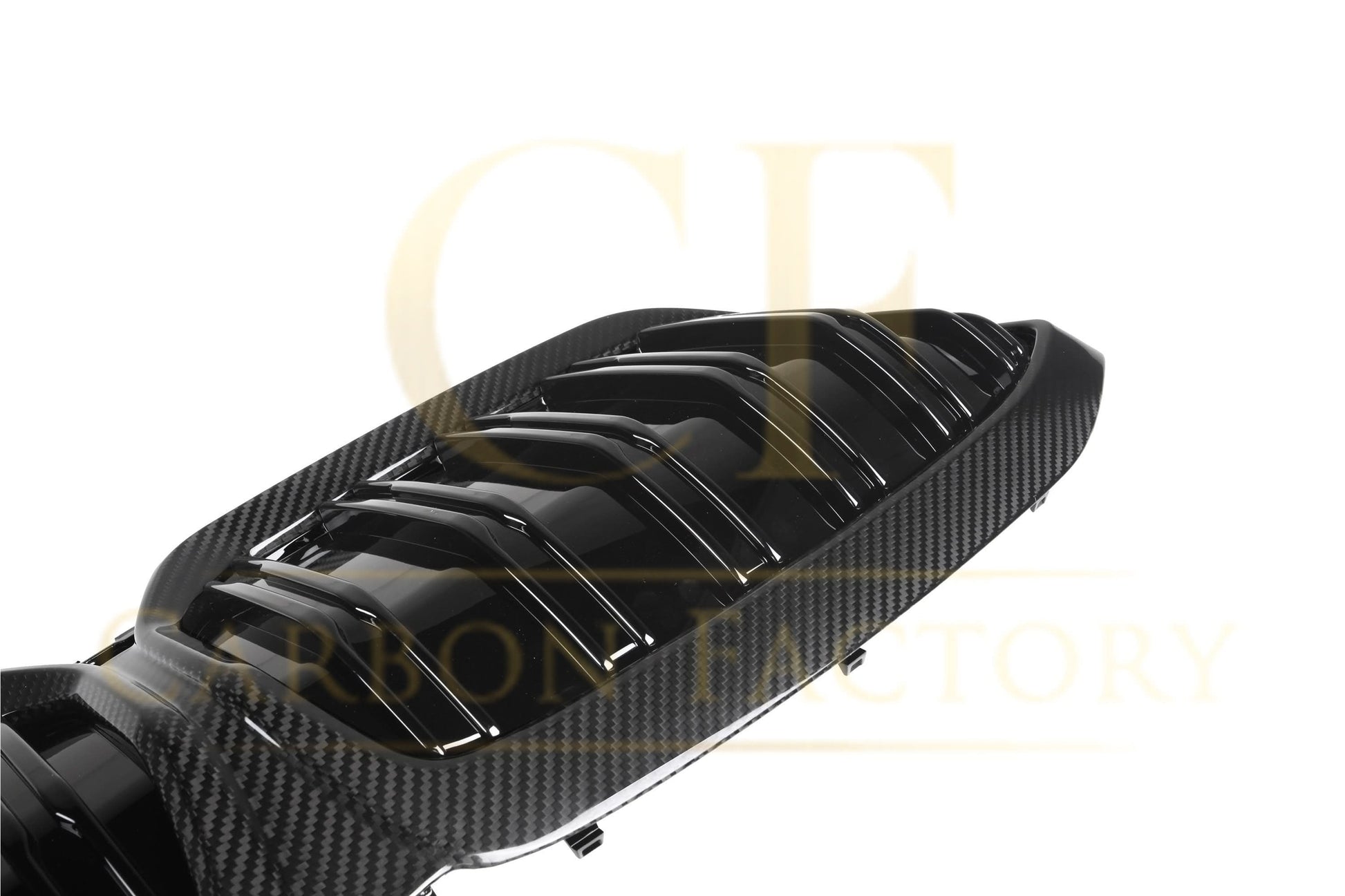 Double Slat Pre-Preg Carbon Fibre Front Grille for BMW i3 23-25 - Carbon Factory