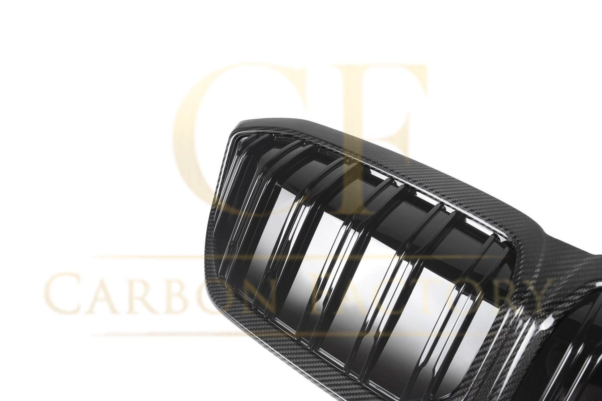 Double Slat Pre-Preg Carbon Fibre Front Grille for BMW i3 23-25 - Carbon Factory