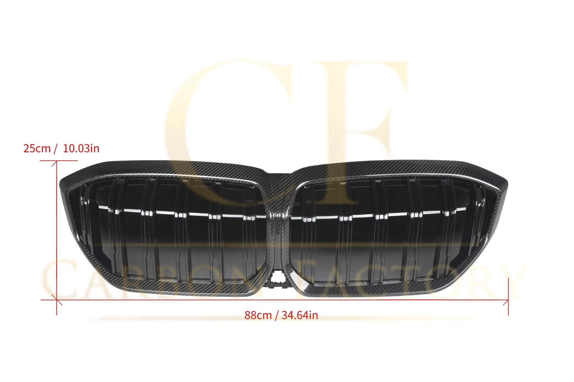 Double Slat Pre-Preg Carbon Fibre Front Grille for BMW i3 23-25 - Carbon Factory