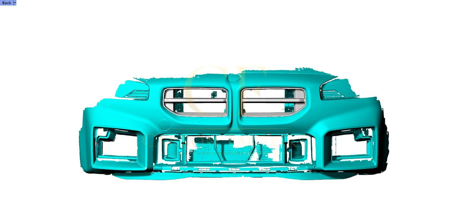 GT style Pre-Preg Carbon Fibre Front Grill for BMW G87 M2 23-Present - Carbon Factory