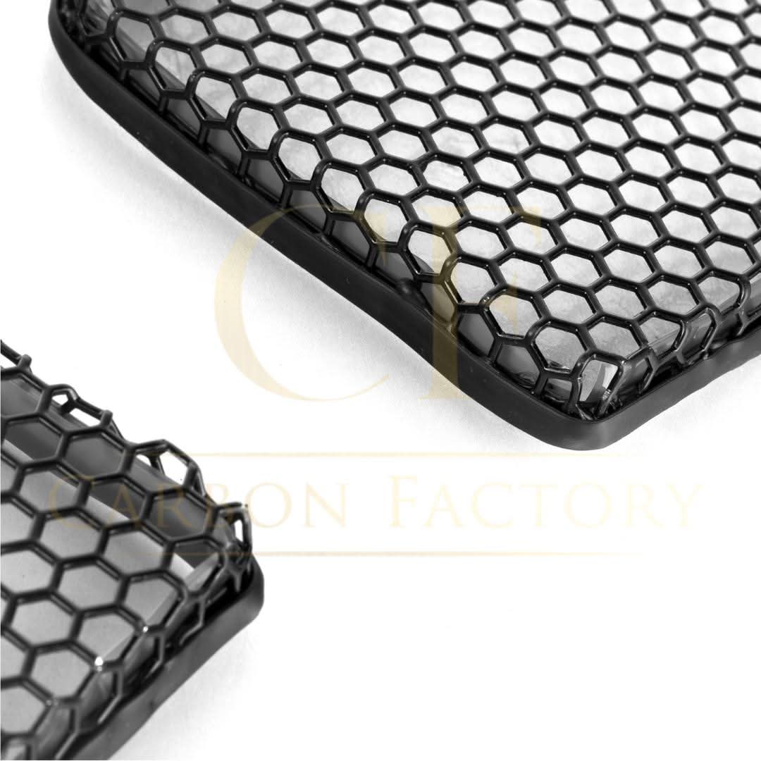 Pre-Preg Carbon OEM-style aluminium alloy front center mesh grille for BMW G90 G99 M5 2025-present, showcasing sleek automotive design.