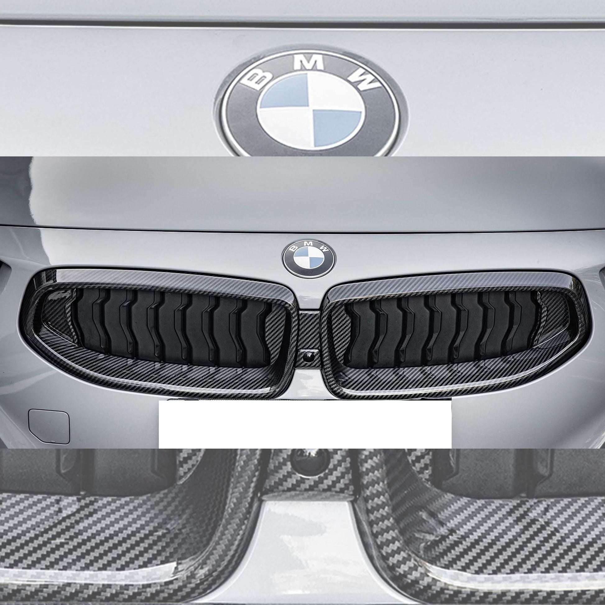 Pre-Preg Carbon Fibre Front Grille for BMW 2 Series G42 Coupe 21-Present - Carbon Factory
