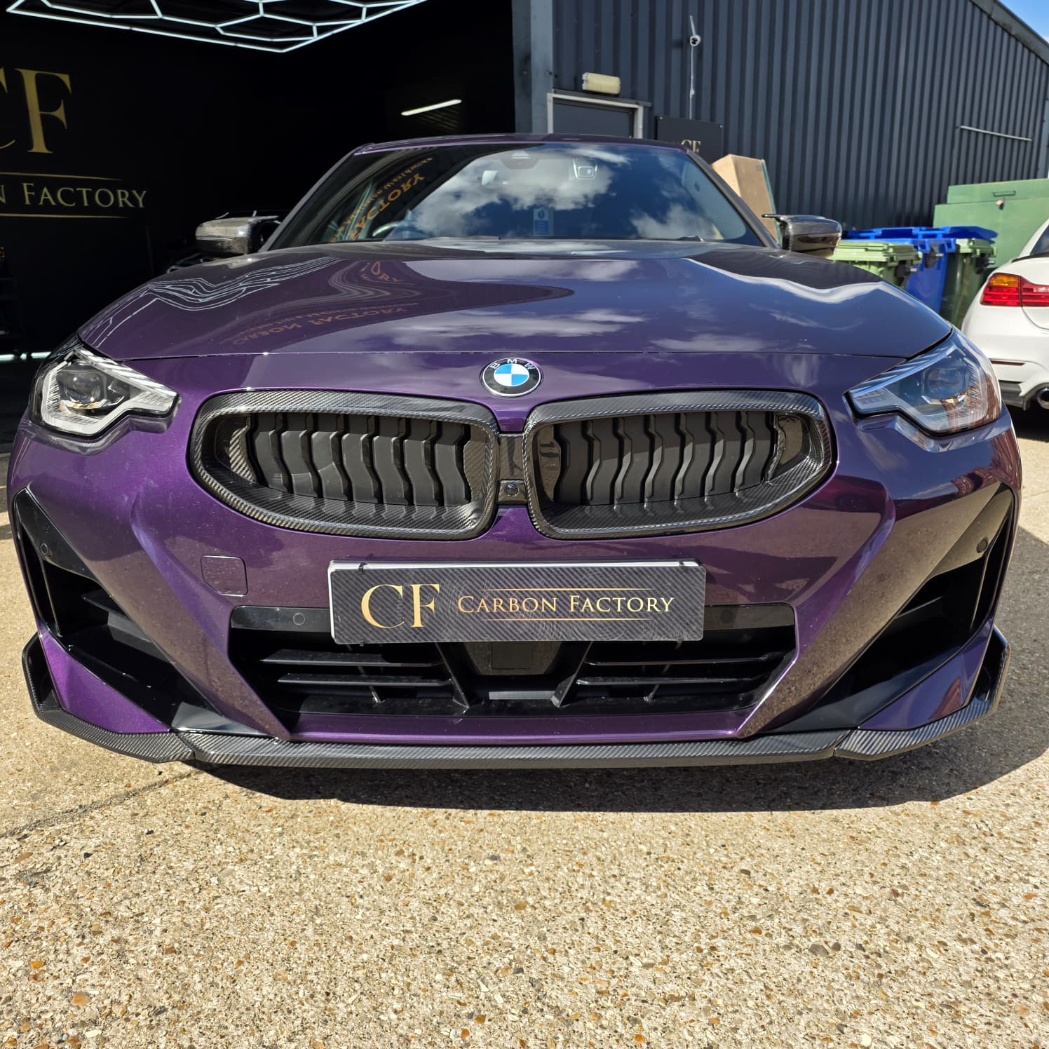 Pre-Preg Carbon Fibre Front Grille for BMW 2 Series G42 Coupe 21-Present - Carbon Factory