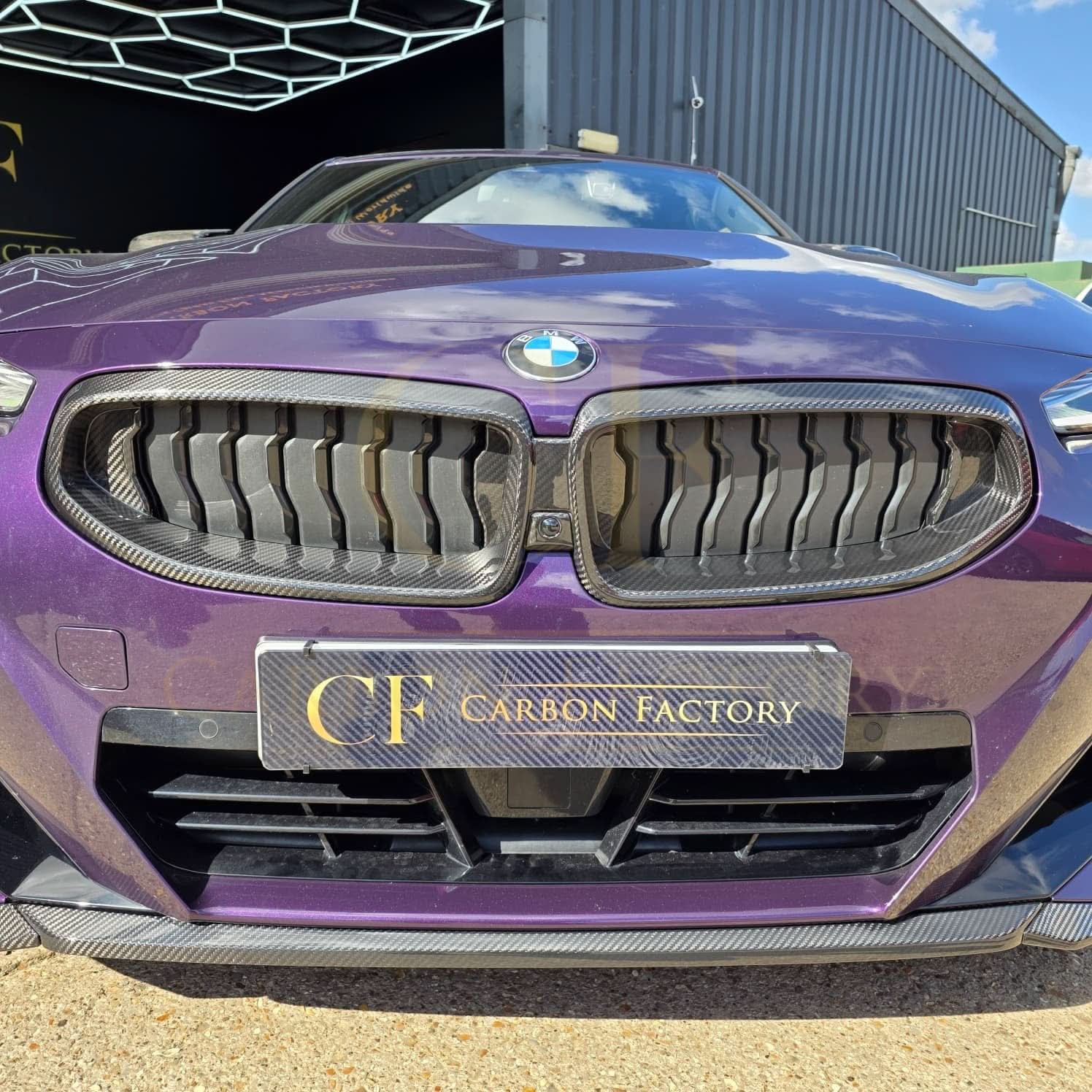 Pre-Preg Carbon Fibre Front Grille for BMW 2 Series G42 Coupe 21-Present - Carbon Factory
