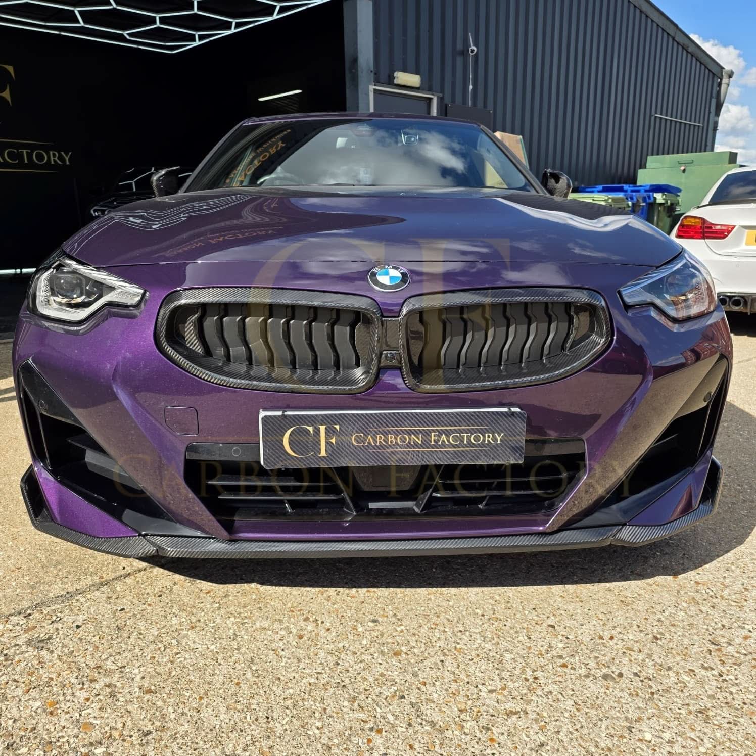 Pre-Preg Carbon Fibre Front Grille for BMW 2 Series G42 Coupe 21-Present - Carbon Factory