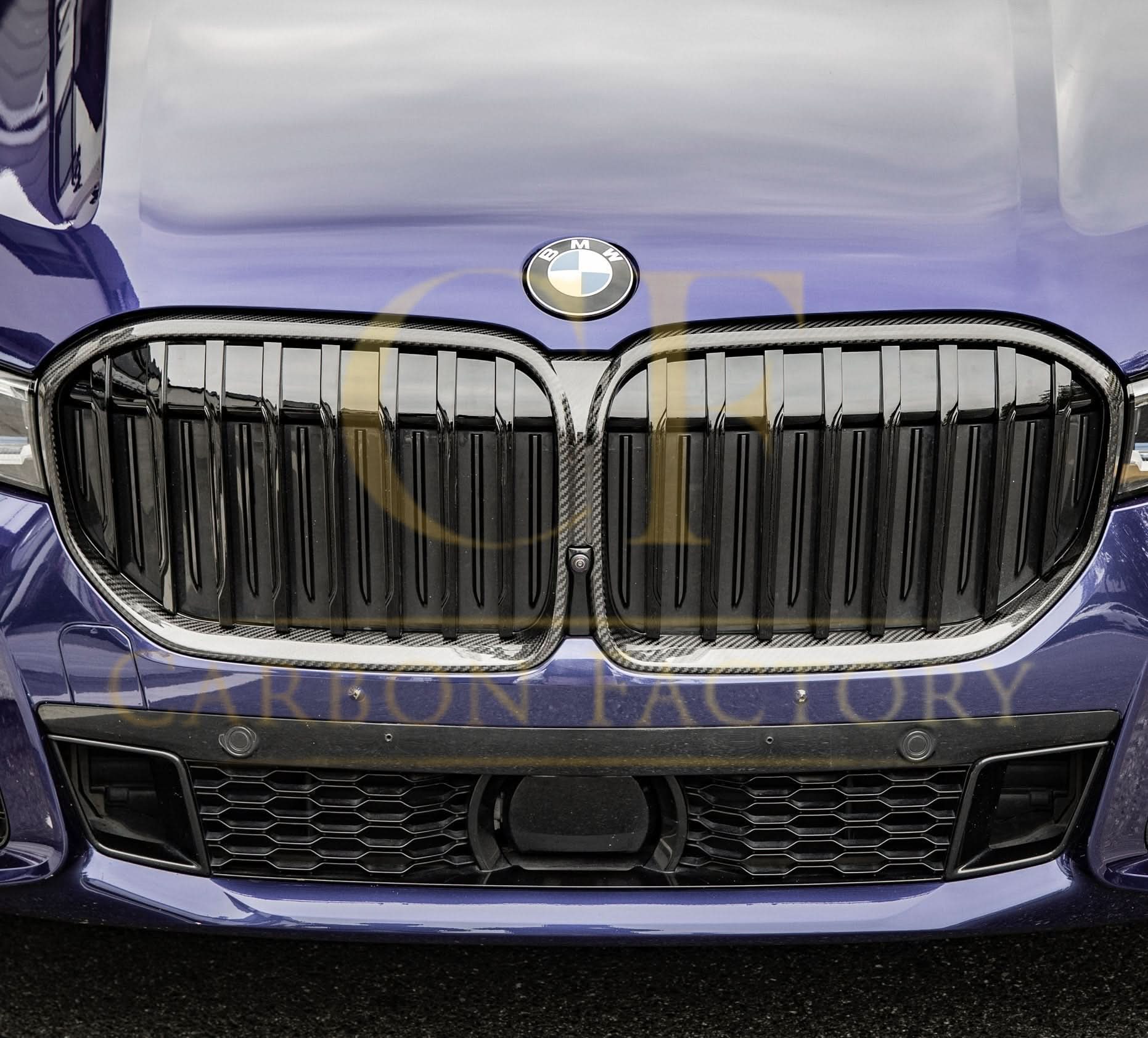 Pre-Preg Carbon Fibre Front Grille for BMW G11 G12 7 Series LCI 20-23 - Carbon Factory
