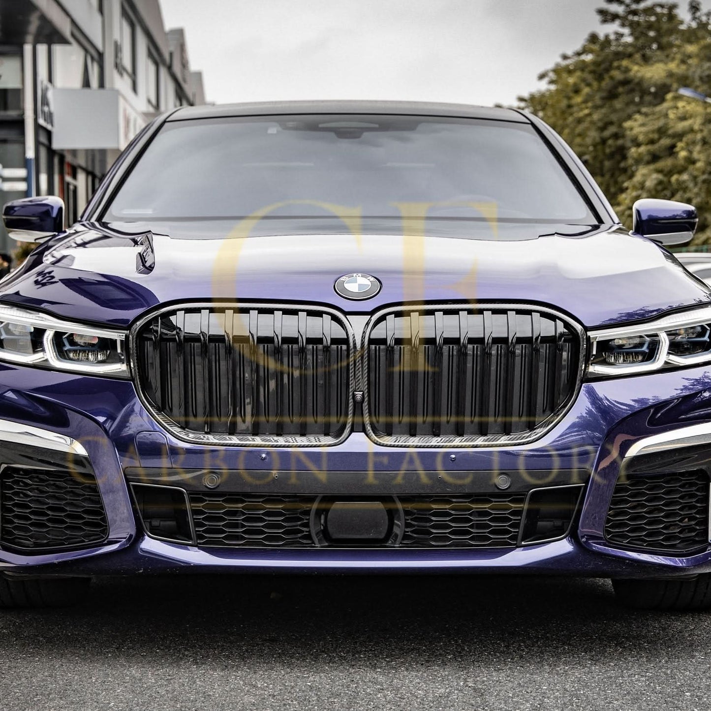 Pre-Preg Carbon Fibre Front Grille for BMW G11 G12 7 Series LCI 20-23 - Carbon Factory
