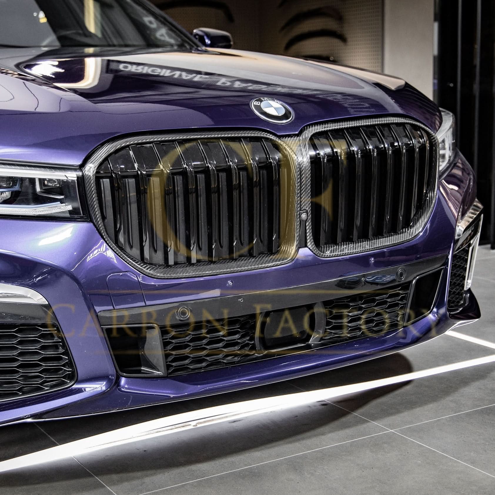 Pre-Preg Carbon Fibre Front Grille for BMW G11 G12 7 Series LCI 20-23 - Carbon Factory