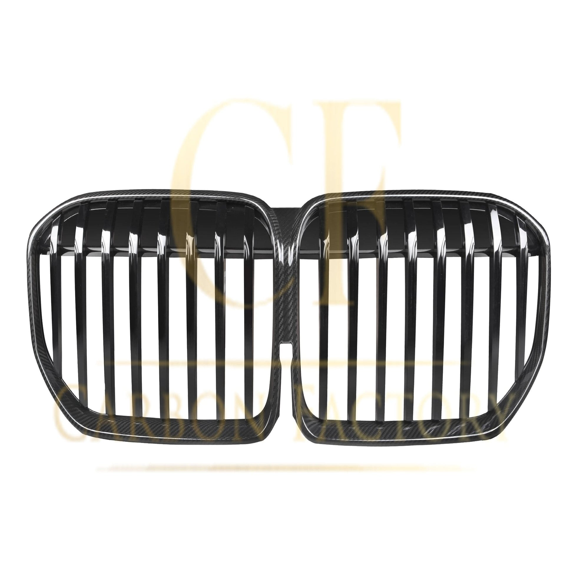 Pre-Preg Carbon Fibre Front Grille for BMW G11 G12 7 Series LCI 20-23 - Carbon Factory
