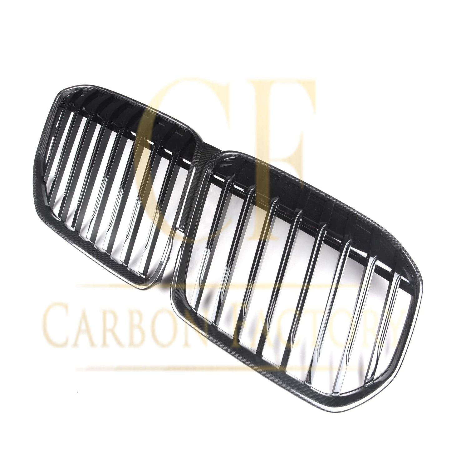 Pre-Preg Carbon Fibre Front Grille for BMW G11 G12 7 Series LCI 20-23 - Carbon Factory