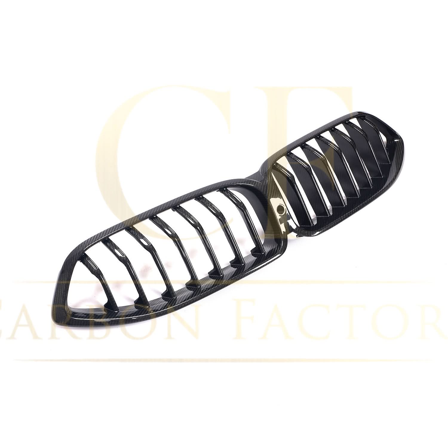 Single Slat Pre-preg Carbon Fibre Front Grille for BMW G14 G15 G16 8 Series 18-22 - Carbon Factory