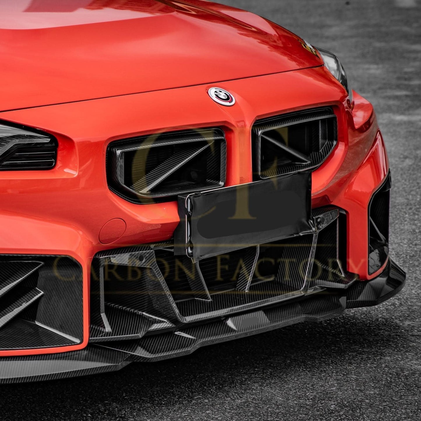 SQ Style Pre-Preg Carbon Fibre Front Grille for BMW G87 M2 23-Present - Carbon Factory