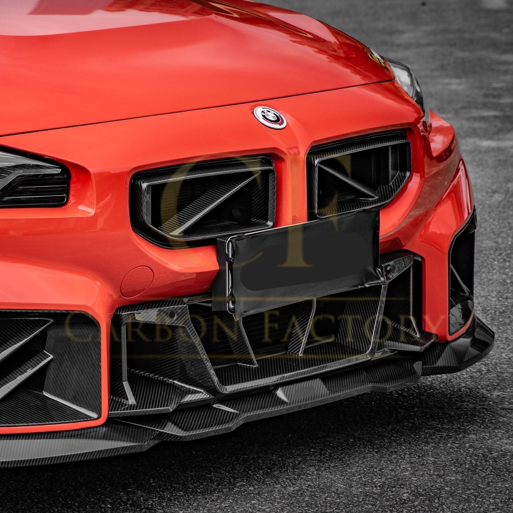 SQ Style Pre-Preg Carbon Fibre Front Grille for BMW G87 M2 23-Present - Carbon Factory