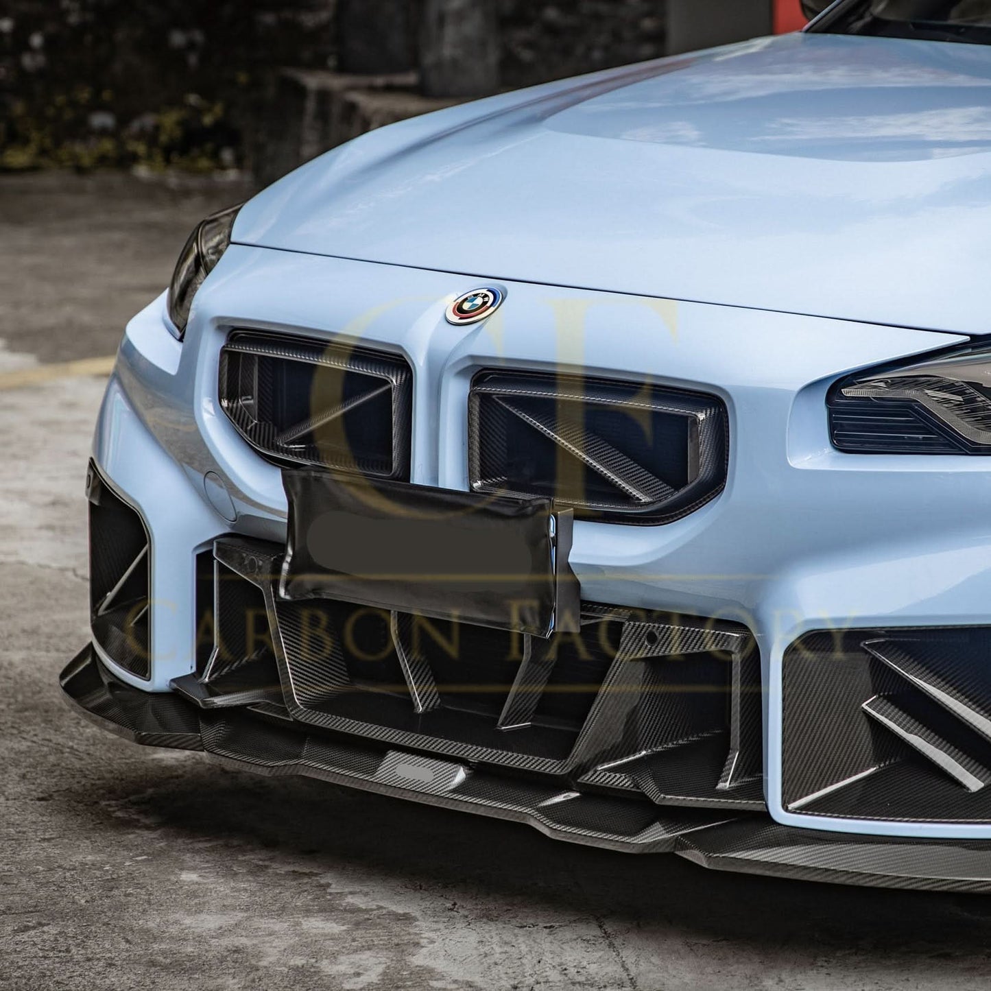 SQ Style Pre-Preg Carbon Fibre Front Grille for BMW G87 M2 23-Present - Carbon Factory