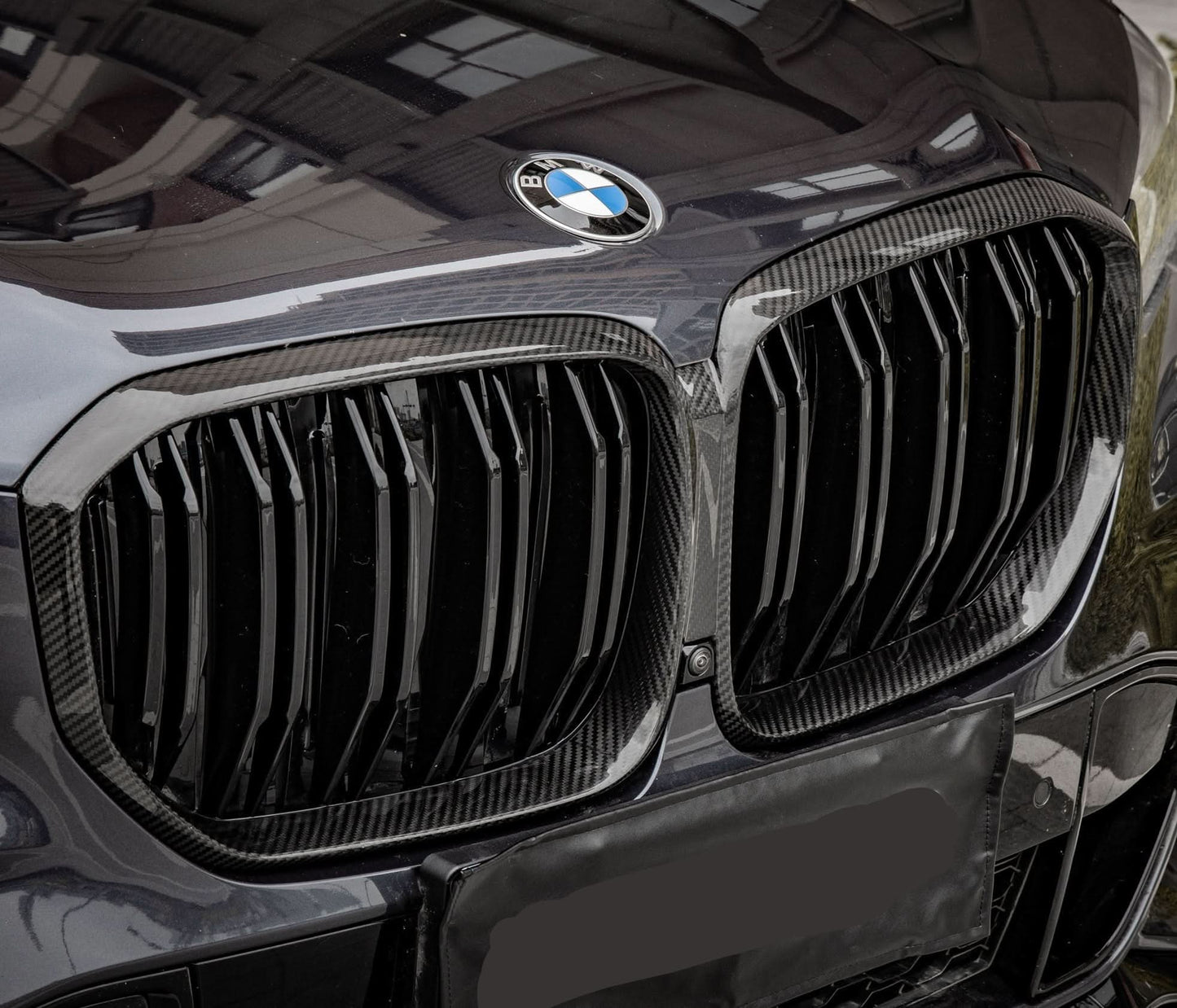Pre-preg Carbon Fibre Front Grille for BMW G05 X5 19-22 - Carbon Factory