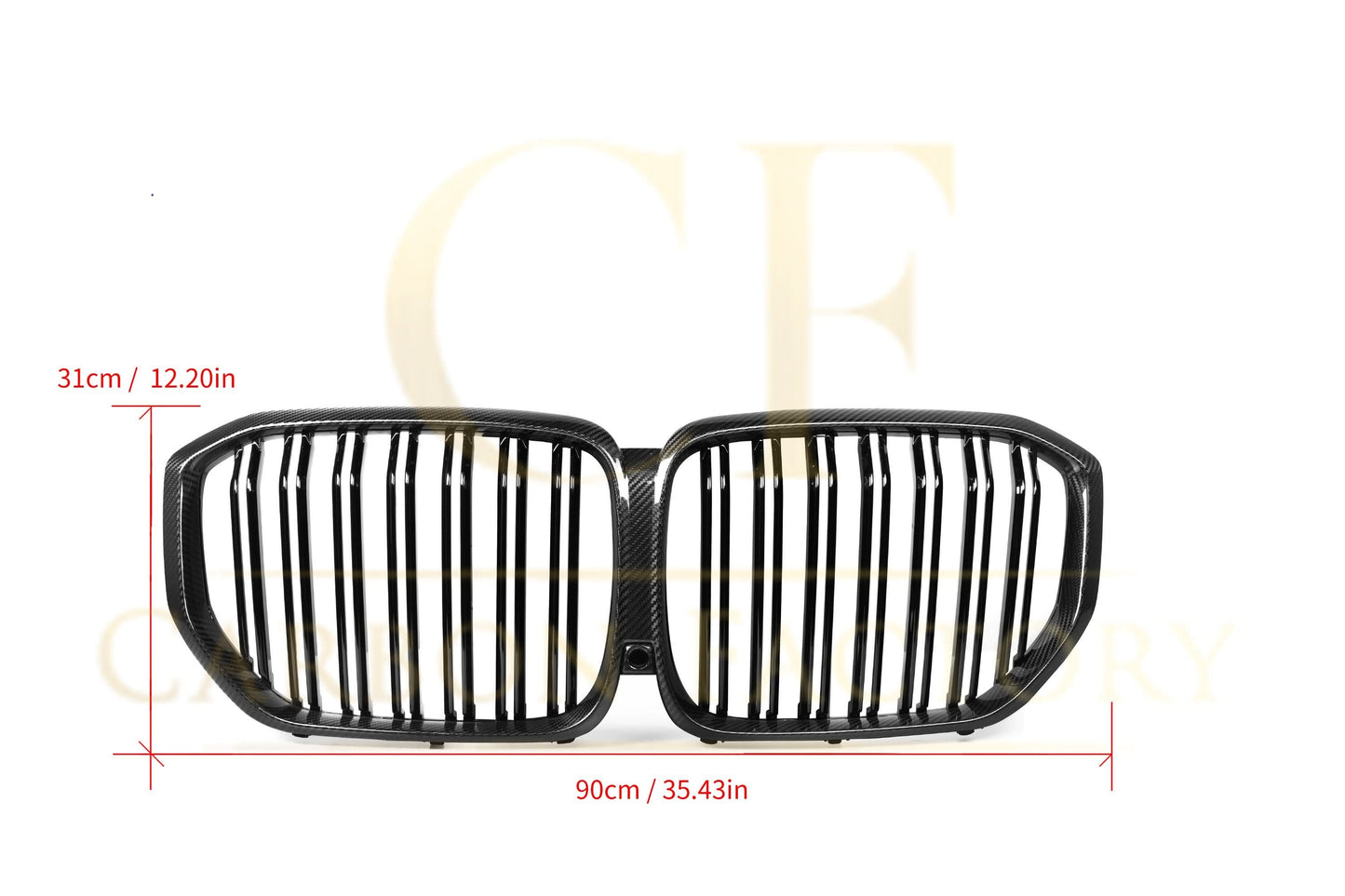 Pre-preg Carbon Fibre Front Grille for BMW G05 X5 19-22 - Carbon Factory
