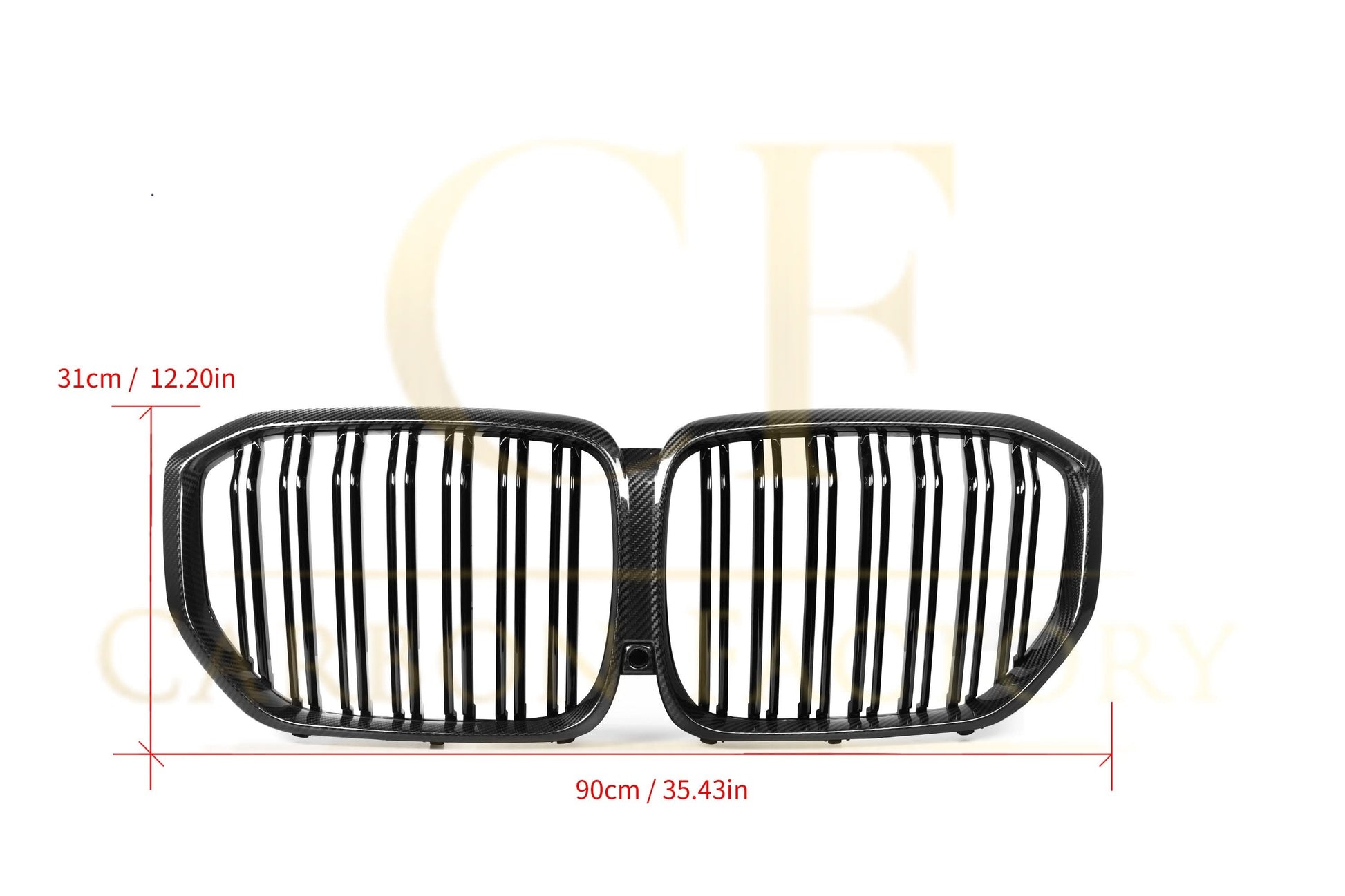 Pre-preg Carbon Fibre Front Grille for BMW G05 X5 19-22 - Carbon Factory