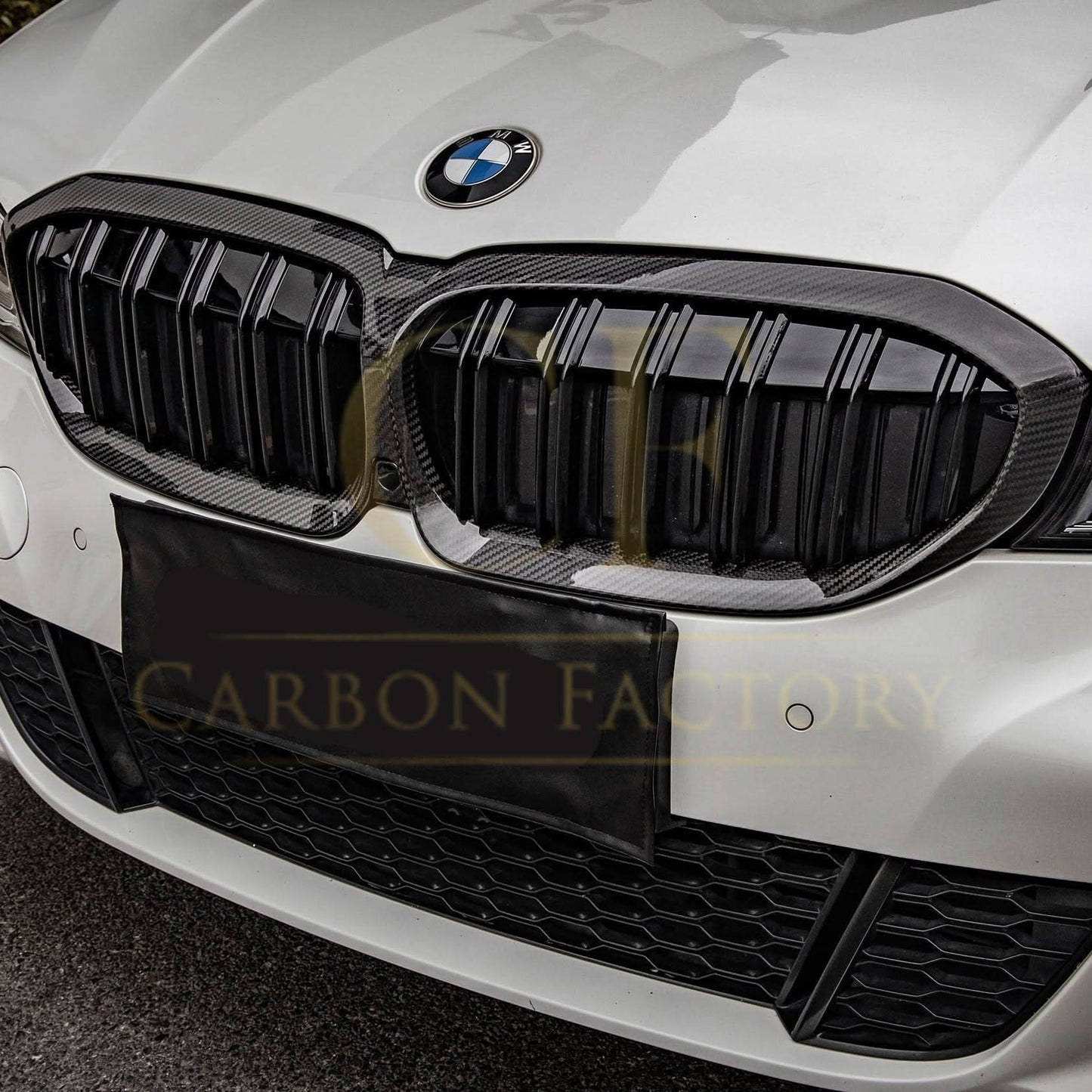 Pre-Preg Carbon Fibre Front Grille for BMW G20 G28 3 Series 19-22 - Carbon Factory