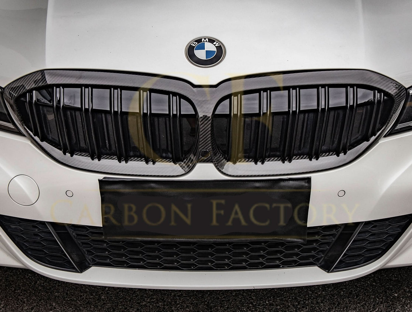 Pre-Preg Carbon Fibre Front Grille for BMW G20 G28 3 Series 19-22 - Carbon Factory