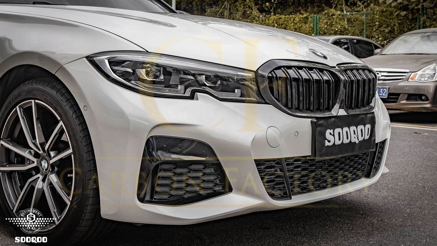 Pre-Preg Carbon Fibre Front Grille for BMW G20 G28 3 Series 19-22 - Carbon Factory