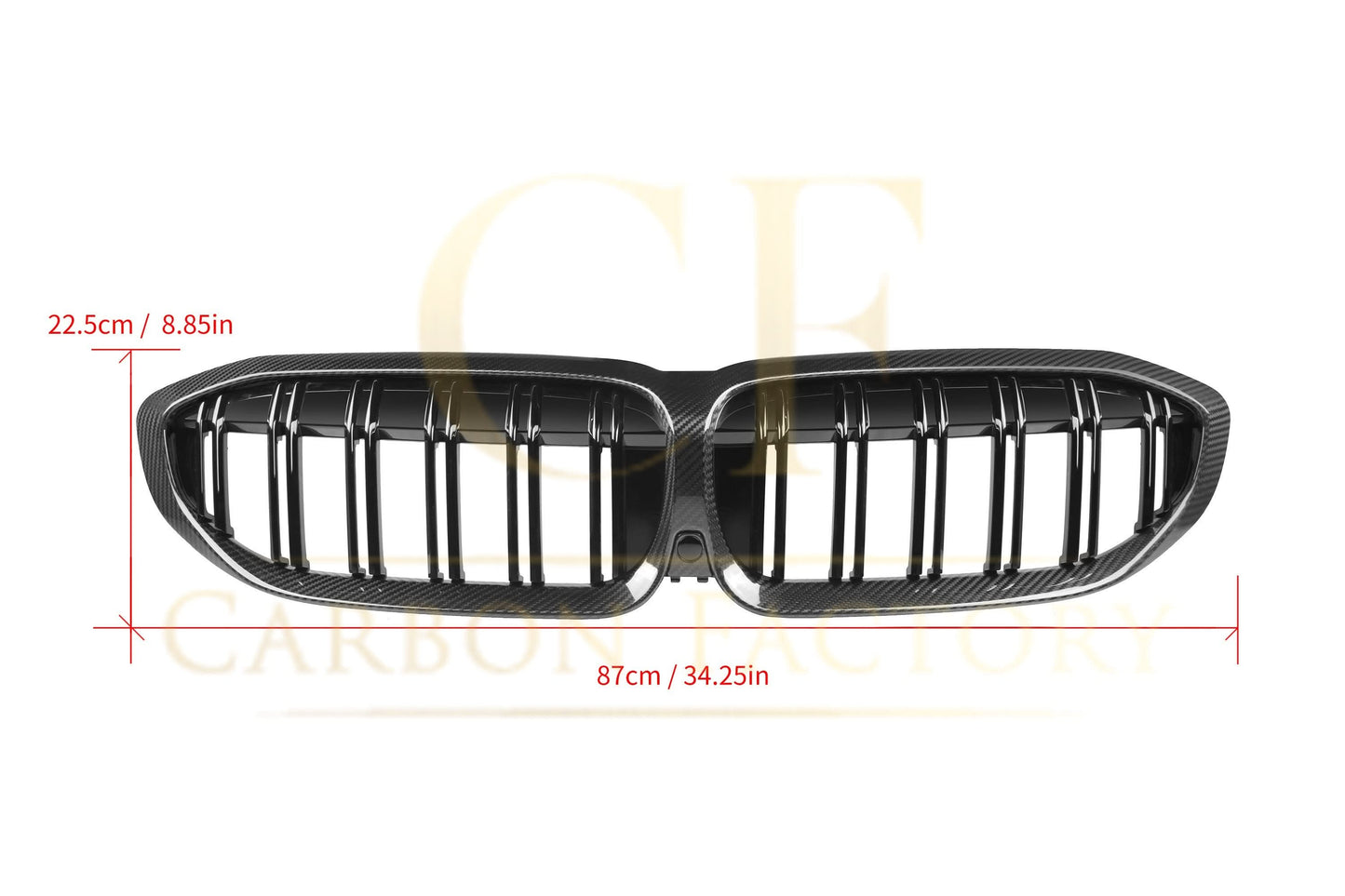 Pre-Preg Carbon Fibre Front Grille for BMW G20 G28 3 Series 19-22 - Carbon Factory