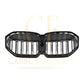 Double Slat Pre-Preg Carbon Fibre Front Grille for BMW G20 G28 3 Series LCI 22-24 - Carbon Factory