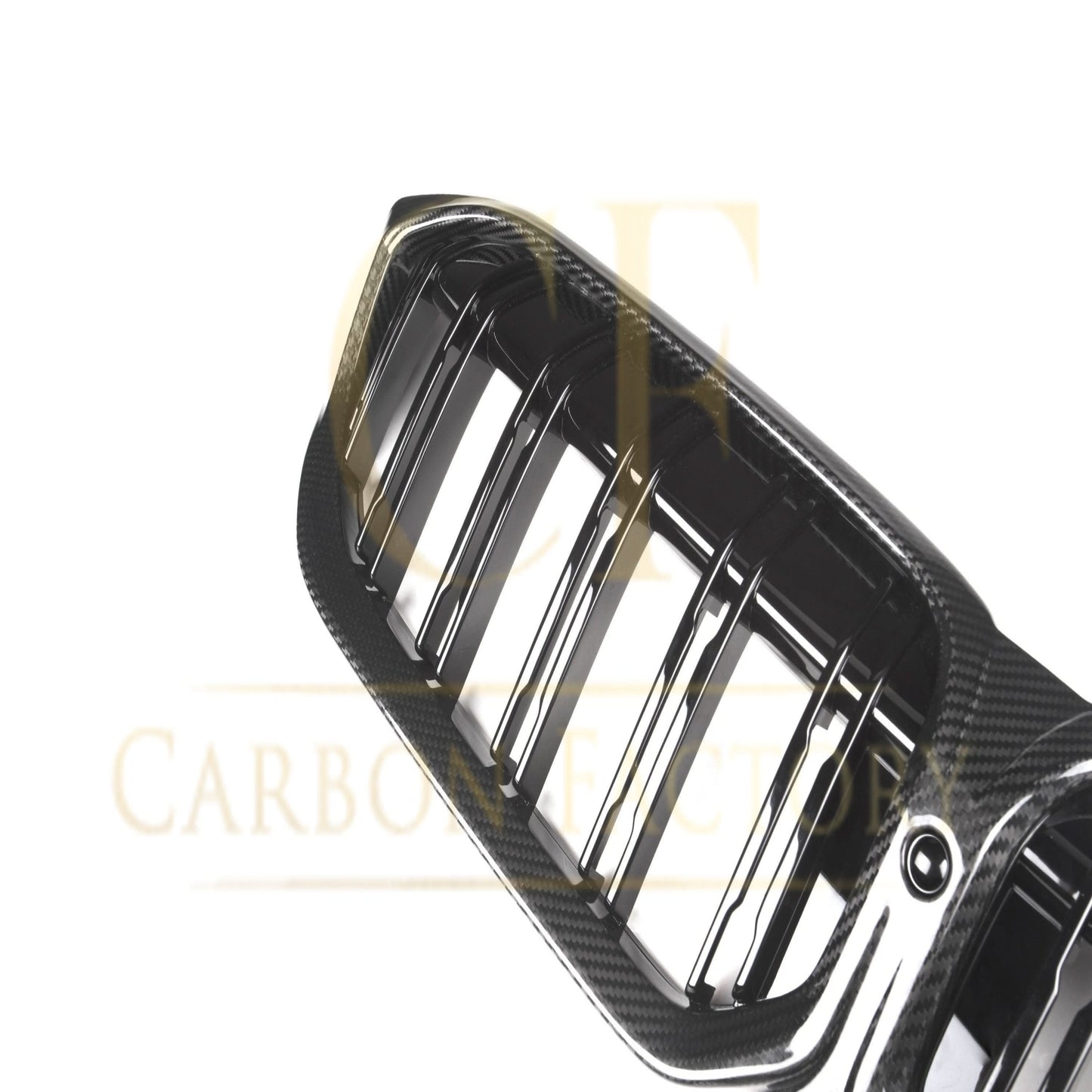 Double Slat Pre-Preg Carbon Fibre Front Grille for BMW G20 G28 3 Series LCI 22-24 - Carbon Factory