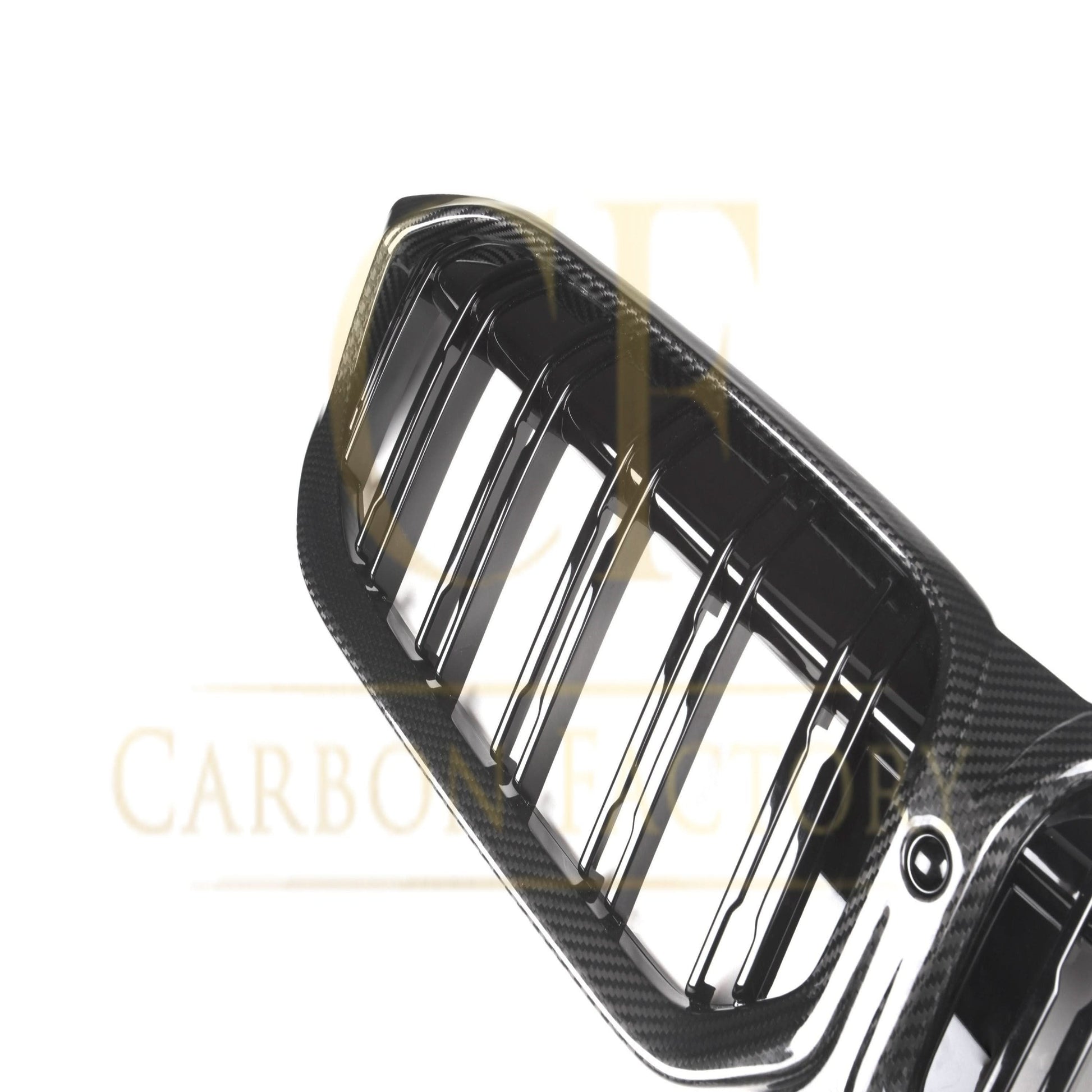Double Slat Pre-Preg Carbon Fibre Front Grille for BMW G20 G28 3 Series LCI 22-24 - Carbon Factory