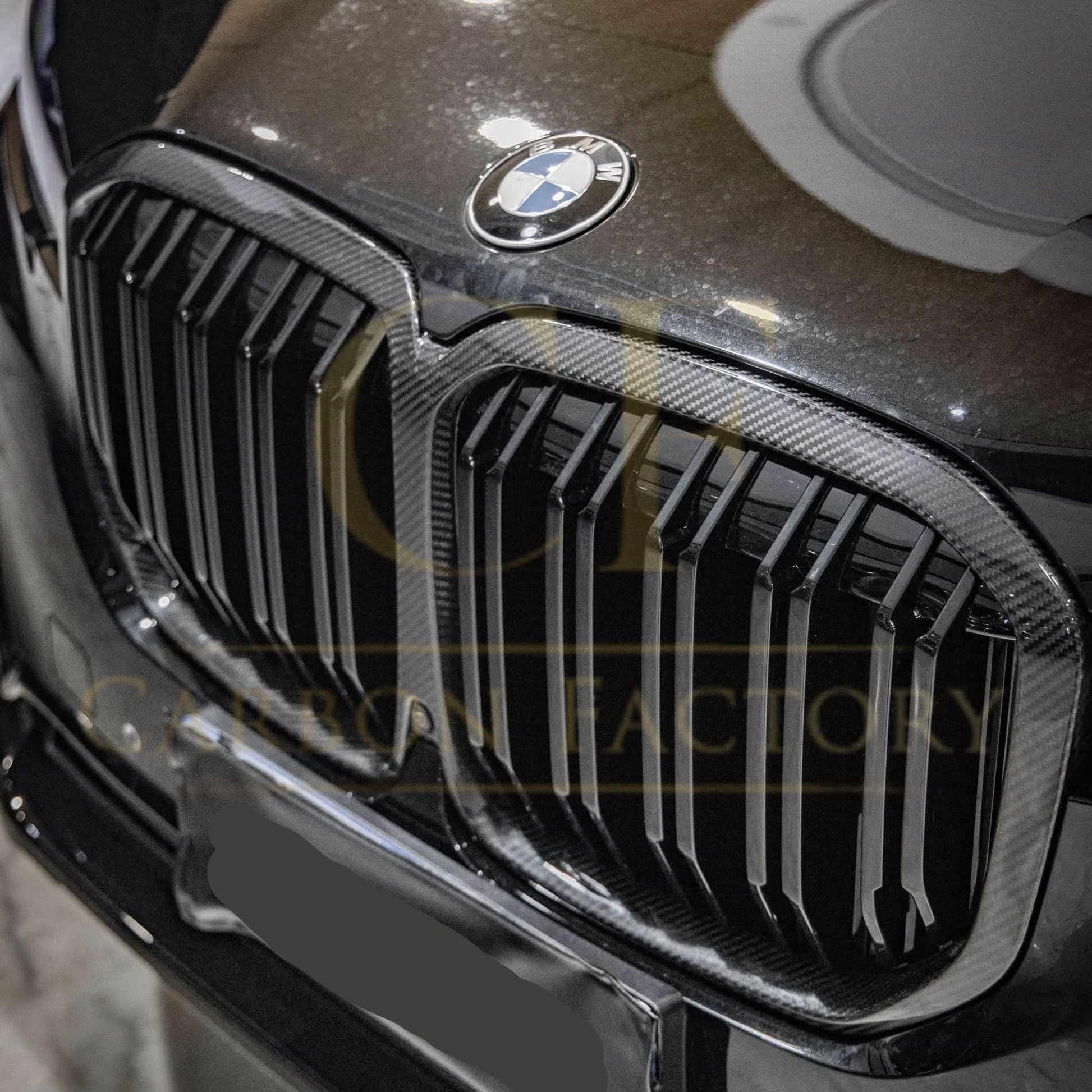 Pre-Preg Carbon Fibre Front Grille for BMW G07 X7 LCI 23-25 - Carbon Factory